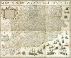 Primer mapa estampat de Catalunya (1605)