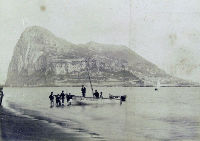 Gibraltar en una fotografia antiga