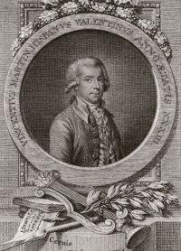 Vicent Martín i Soler en un gravat de Jacob Adam