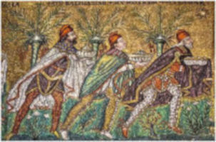 Els Reis Mags als mosaics de Ravenna